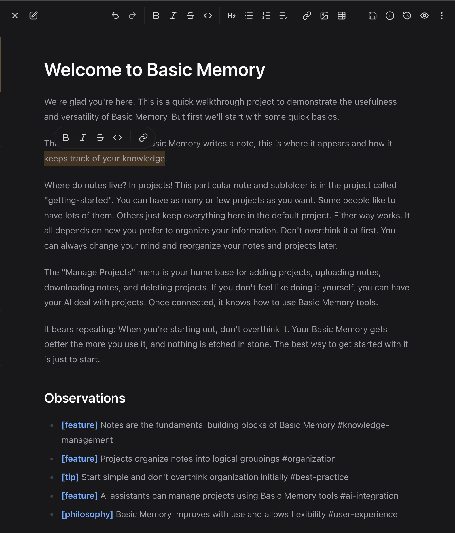 Web editor