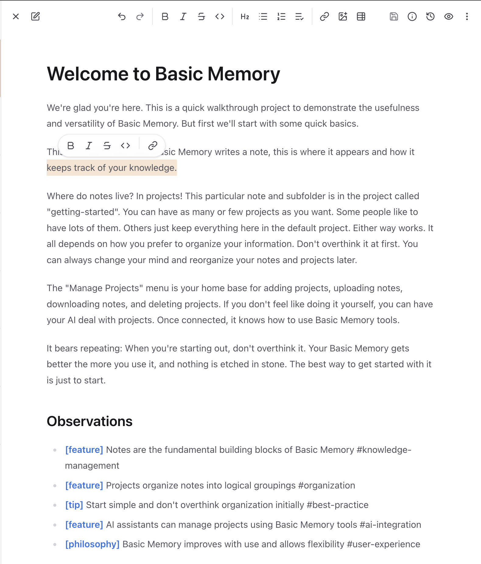 Web editor